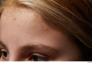  HD Face skin references Estefania Alvarado eyebrow forehead skin pores skin texture 0003.jpg
